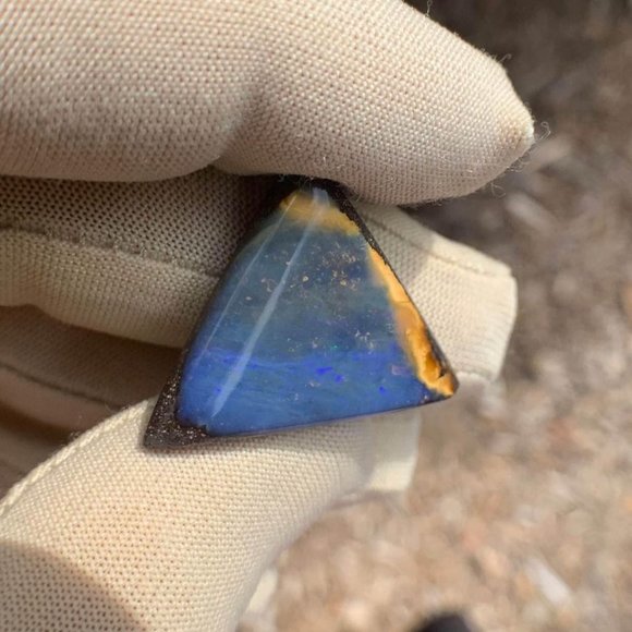 Magical Rainbow Australian Boulder Opal Showpiece Collectible Jewelry Polished - Picture 4 of 6